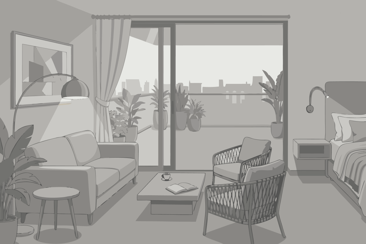 Queen Room - Disability Access - Alpine